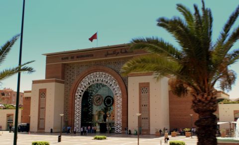 marokko Marrakech vasútállomás