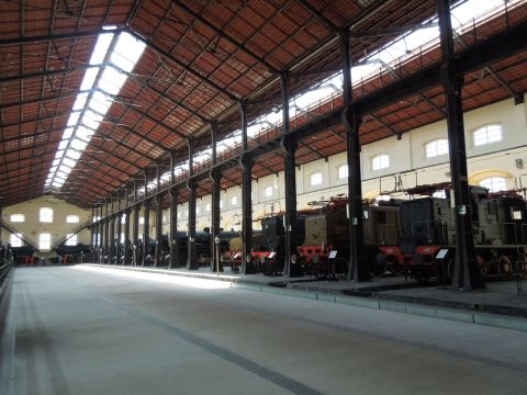 Nápoly vasúti múzeum Museo nazionale ferroviario di Pietrarsa