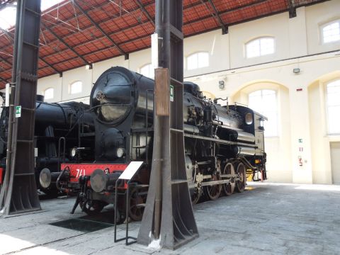 Nápoly vasúti múzeum Museo nazionale ferroviario di Pietrarsa