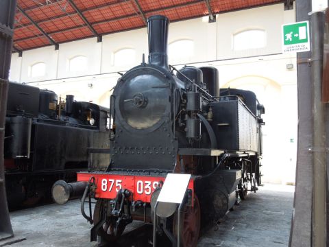 Nápoly vasúti múzeum Museo nazionale ferroviario di Pietrarsa