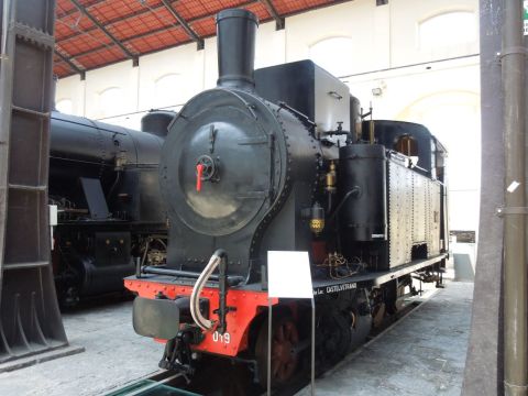 Nápoly vasúti múzeum Museo nazionale ferroviario di Pietrarsa