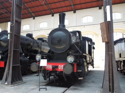 Nápoly vasúti múzeum Museo nazionale ferroviario di Pietrarsa