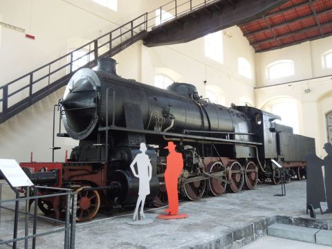 Nápoly vasúti múzeum Museo nazionale ferroviario di Pietrarsa