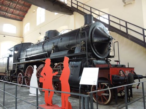 Nápoly vasúti múzeum Museo nazionale ferroviario di Pietrarsa