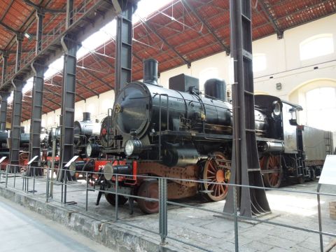 Nápoly vasúti múzeum Museo nazionale ferroviario di Pietrarsa