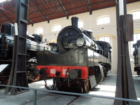 Nápoly vasúti múzeum Museo nazionale ferroviario di Pietrarsa