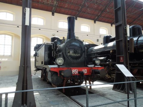 Nápoly vasúti múzeum Museo nazionale ferroviario di Pietrarsa