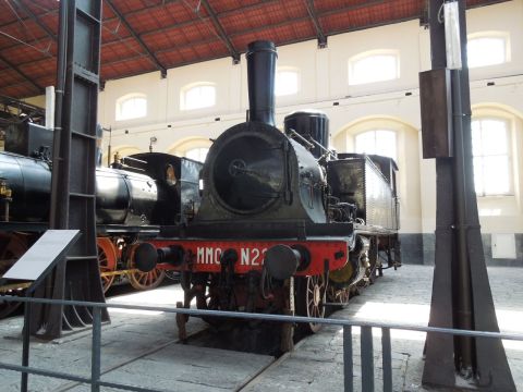 Nápoly vasúti múzeum Museo nazionale ferroviario di Pietrarsa