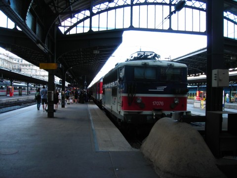 Cassiopeia CityNightLine vonat indul Münchenbe. A kép a korábbi nyaralásomon készült