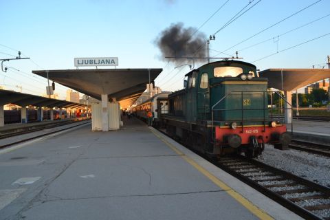 Szlovénia Ljubljana főpályaudvar SŽ 642