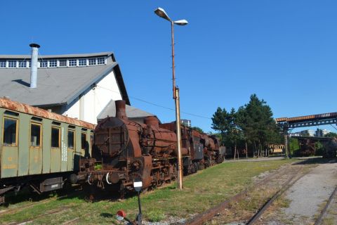 Ljubljana vasúti múzeum Szlovén