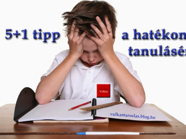 5+1 tipp a hatékony tanulásért