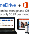 Jelentős növekedés a OneDrive tárhelyen