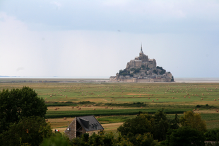 Le Mont. Mont Saint Michel. Európai képeslapok