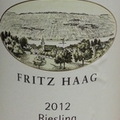 Fritz Haag Riesling 2012