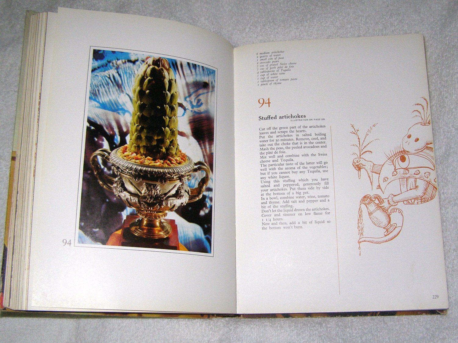 Salvador Dalí ritka, erotikus vintázs szakácskönyve