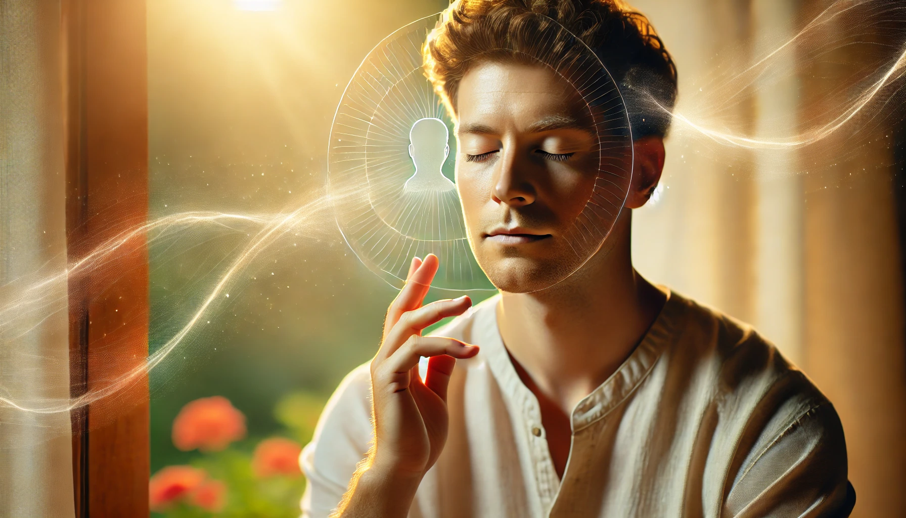 dall_e_2025-02-08_19_29_41_a_serene_and_peaceful_person_practicing_emotional_freedom_technique_eft_tapping_the_person_is_sitting_in_a_calm_natural_setting_gently_tapping_on.webp