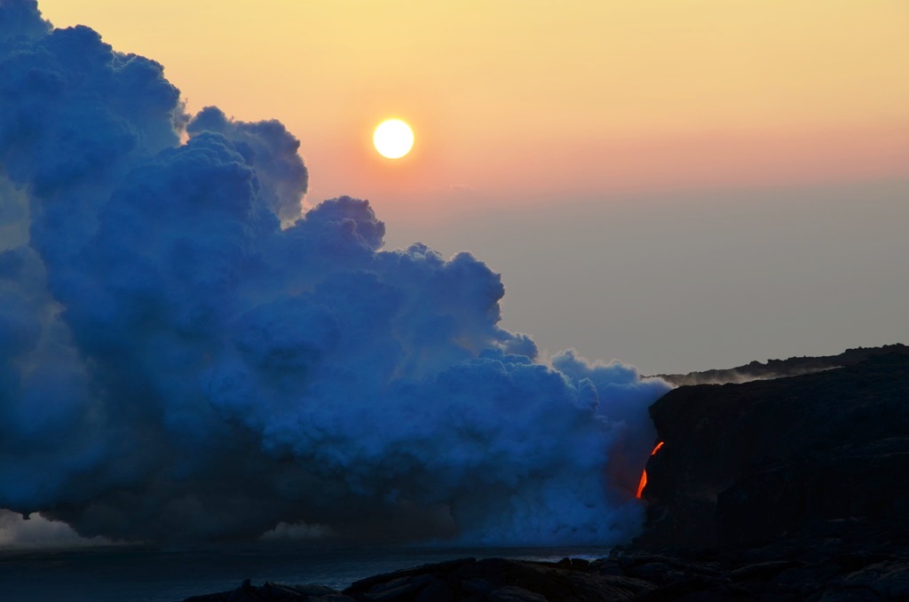 a tavolban a lavafolyam