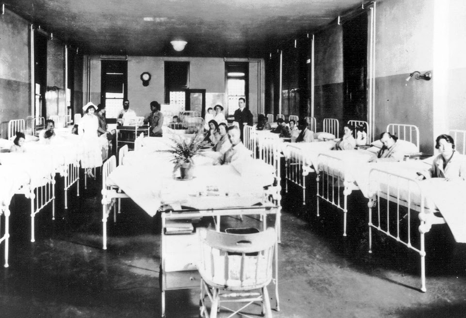 A kórház elkülönítője 1903-ban