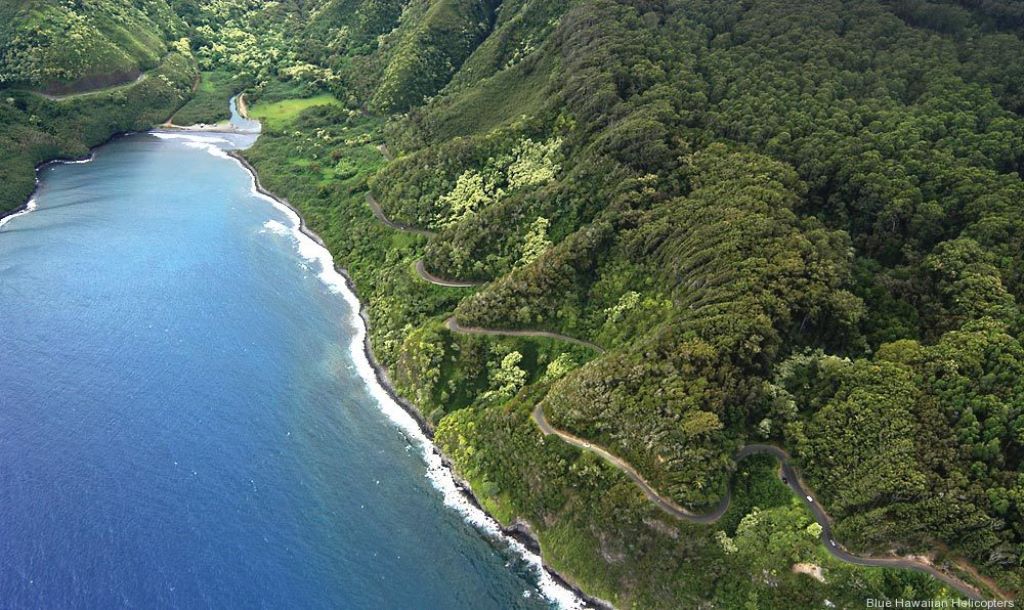 Felulnezetbol a Hana road