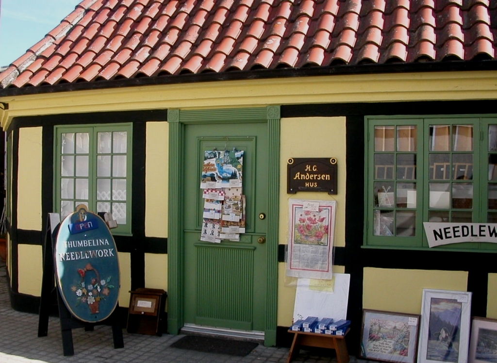 Hans Christian Andersen gyermekkori otthona.
