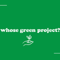 Whose green project?
