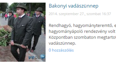 Bakonyi vadászünnep