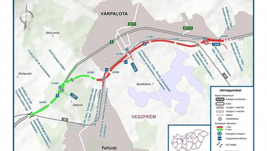 Orbán Viktor miniszterelnök adta át a 8-as főút várpalotai elkerülő szakaszát