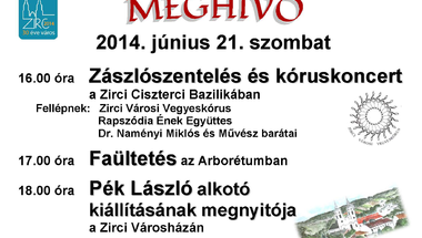 Meghívó - koncert, faültetés, kiállítás