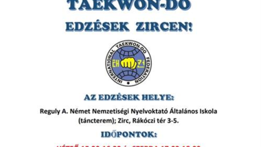 Taekwon-do edzések Zircen