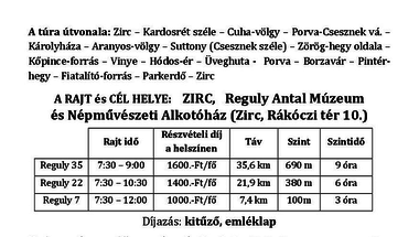 Reguly Antal Emléktúra március 12-én, szombaton