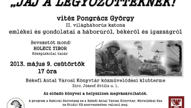 "JAJ A LEGYŐZÖTTEKNEK!" előadás