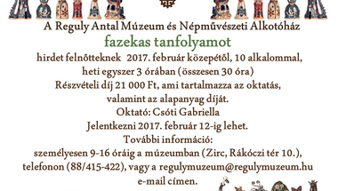 Fazekas tanfolyam - február közepétől