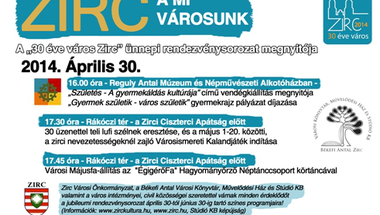 "30 éve város Zirc" rendezvénysorozat megnyitója
