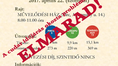 ZIRC30 - "TAVASZKÖSZÖNTŐ" TÚRA - elmarad