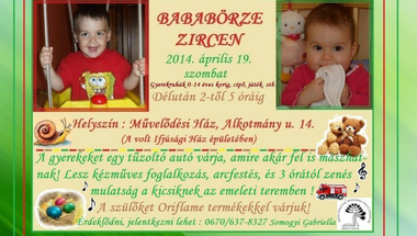 Bababörze - április 19. szombat