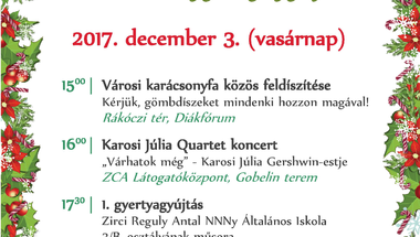 Zirciek Adventje - 1. gyertyagyújtás