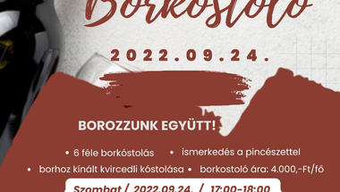 Borkóstoló a Reguly Múzeumban - 2022.09.24., szombat