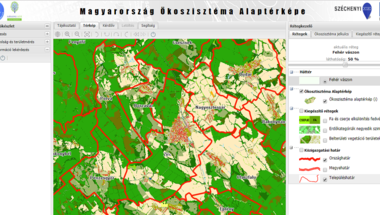 Nyilvánosan is elérhető Magyarország ökoszisztéma alaptérképe