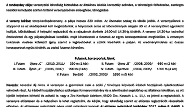 I. Zirc Kerékpár Gyermek MTB Kupa