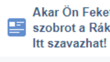 A szavazás állása egy hét után: Akarja-e Ön, hogy a Zirci Országzászló Alapítvány szobrot állítson Fekete István írónak a Rákóczi téren?