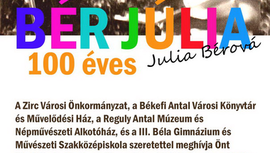 Bér Júlia 100 éves