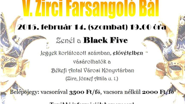 V. Zirci Farsangoló Bál