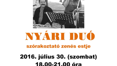 Zenélő Nyári Udvar - Nyári Duó