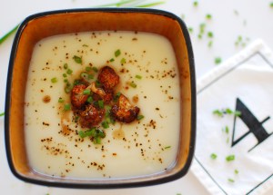 http://www.joeshealthymeals.com/2014/12/01/creamy-cauliflower-soup/