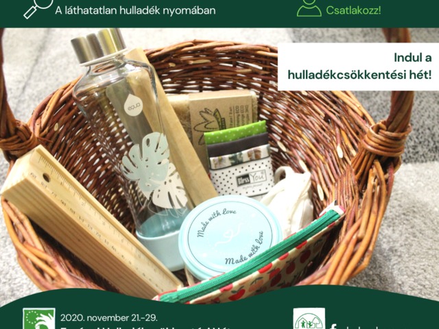 Európai Hulladékcsökkentési Hét - Sok kicsi sokra megy!