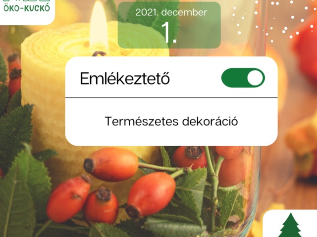 Zöld karácsony - adventi készülődés a fenntarthatóság jegyében