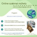 Meghívó: online szakmai műhely zöld óvodapedagógusoknak 2023.04.24. 13.30-14.30