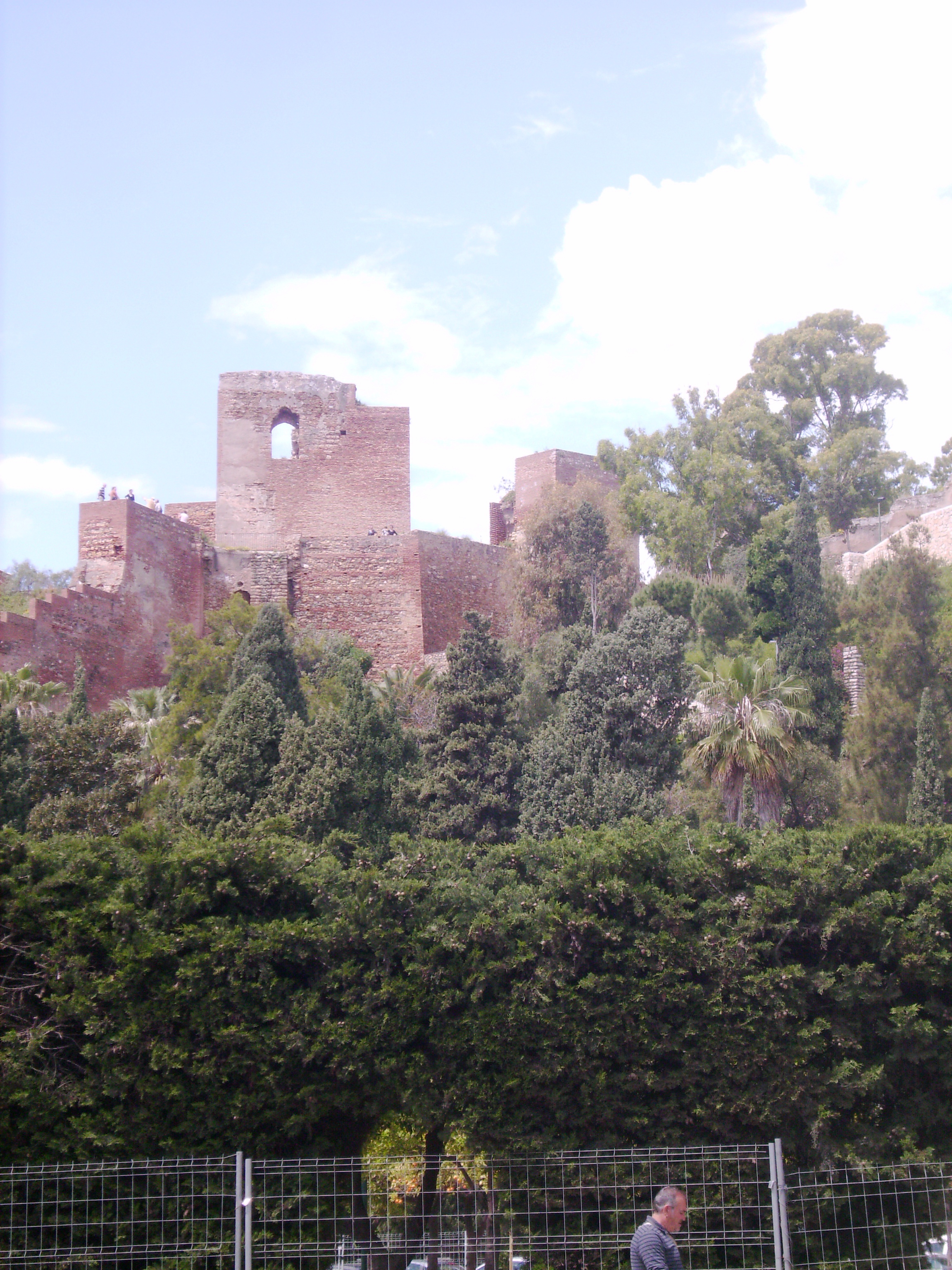 Az Alcazaba a 8. században épült, 