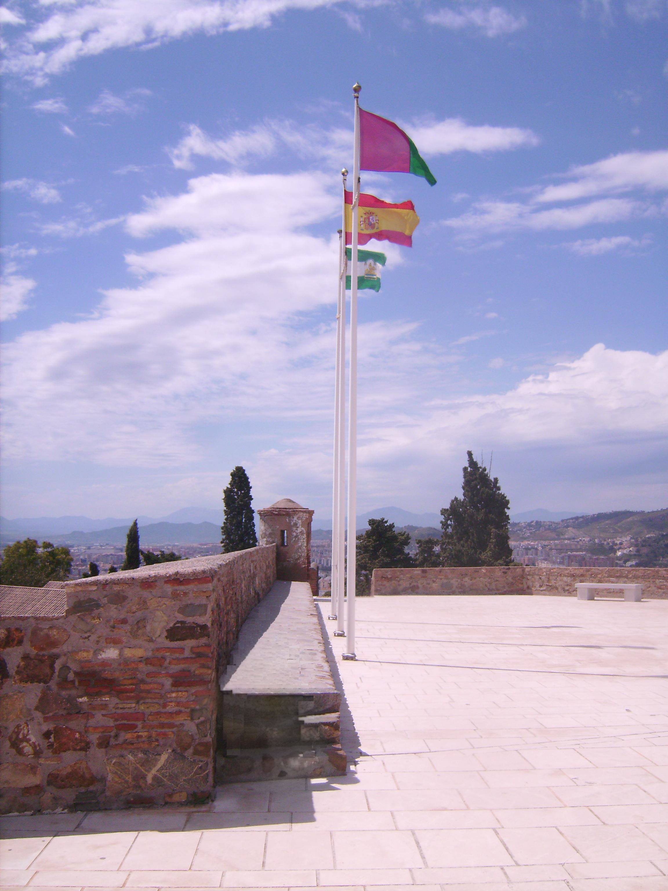 A malagai Alcazaba a város kormányzóinak palotája volt, 